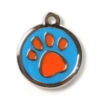 Colourful Paw Designer Cat Tag